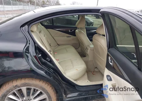 2018 Infiniti Q50 3.0T Luxe z USA, uszkodzony, nr VIN JN1EV7AR2JM432714